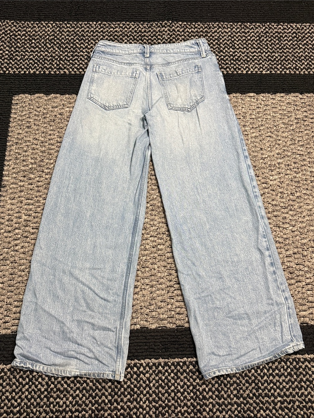 Lucky Brand Palazzo Wide Leg Jeans Women’s Sz 29 High Rise Light Wash - Picture 2 of 5